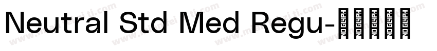 Neutral Std Med Regu字体转换